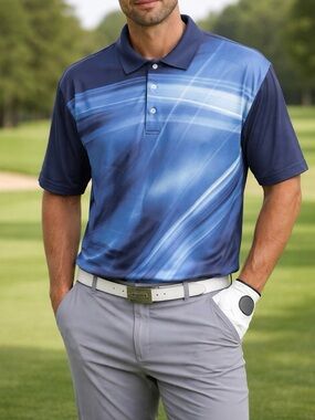 GRAND SLAM Men’s XL Polo Golf Activewear Shirt. Short Sleeve, Collar. EUC